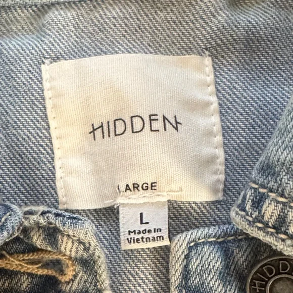 Distressed Denim Jacket by Hidden - Picture 2 of 16
